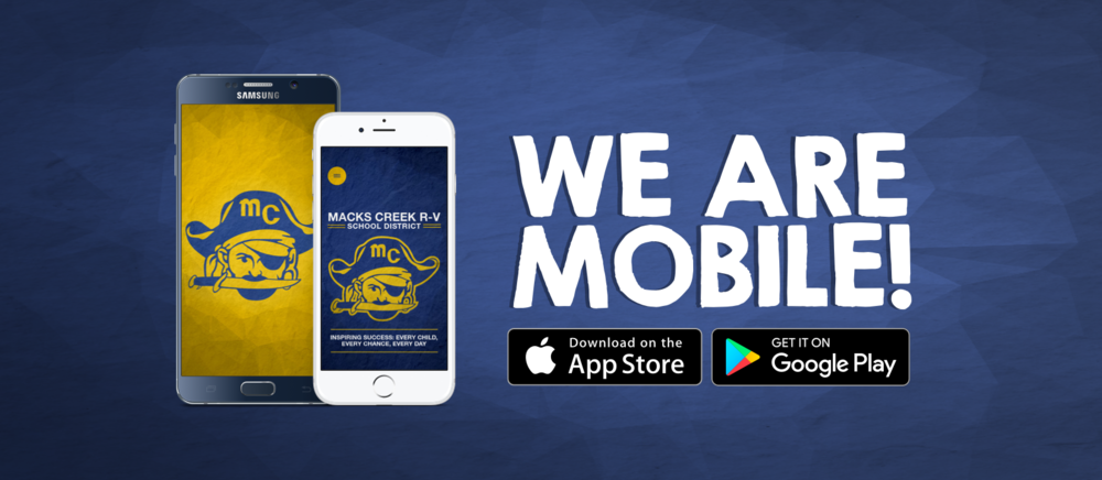 Check out the new Macks Creek School App and Website