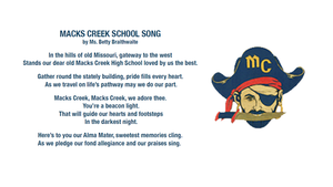 Rekindling a Tradition - The Macks Creek School Song