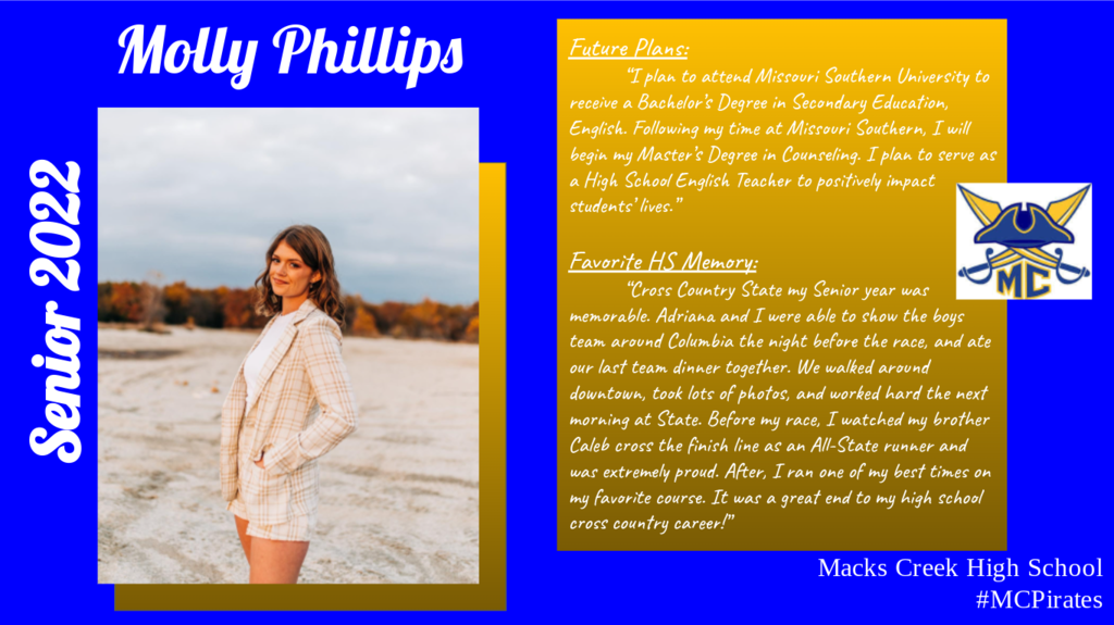 Senior Spotlight: Molly Phillips