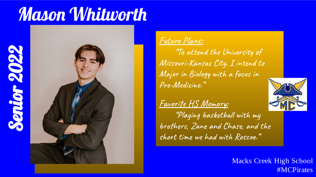 Senior Spotlight: Mason Whitworth
