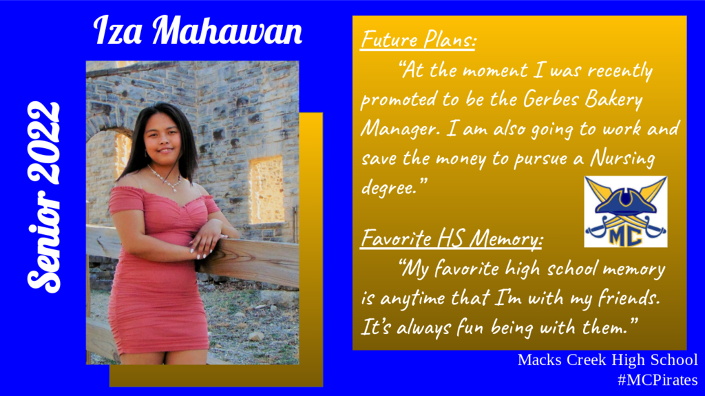 Iza Mahawan Senior Spotlight