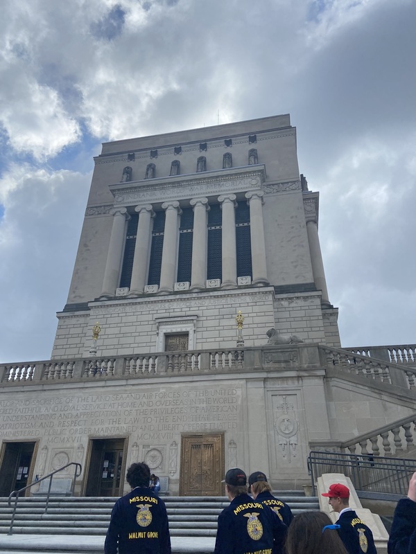 Outside Indiana World War Museum