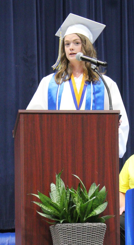 Valedictorian Molly Phillips